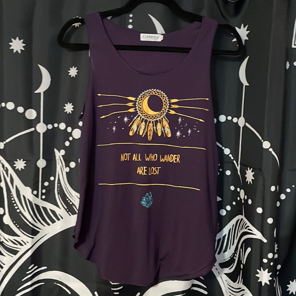 Not all who wonder are lost Tank